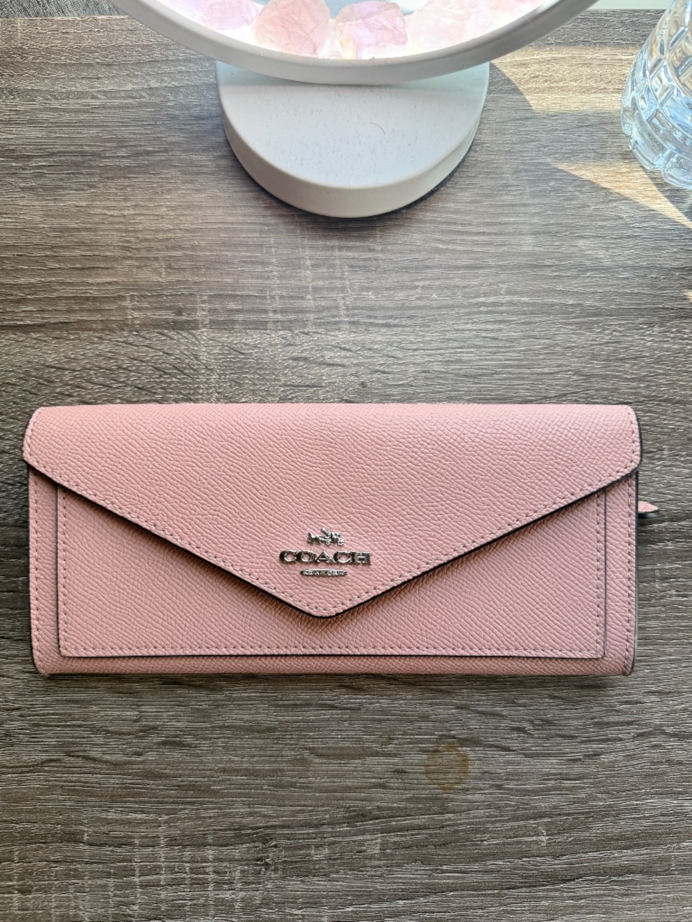 Coach Pink Envelope Wallet